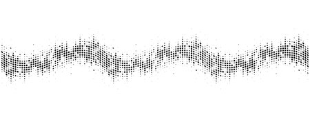 Dots on white background concept of technology, science, music, modern, website, frames social networks. pop art pattern in comic style. monochrome dot texture. Vector design.のイラスト素材