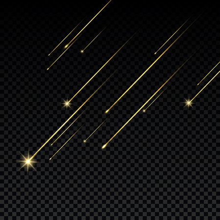 Effect sparkling stars light burst explosion, flickering and flashing lights. collection of different light effects on black background. transparent lens flares and lighting effects. vector design.のイラスト素材