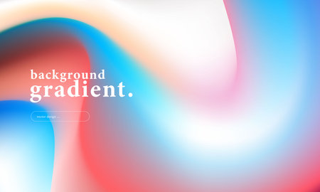 Colorful abstract gradient background with vibrant red, pink and blue cyan hues blending smoothly. Perfect for modern design, tech, fashion, or digital art projects. vector design.のイラスト素材