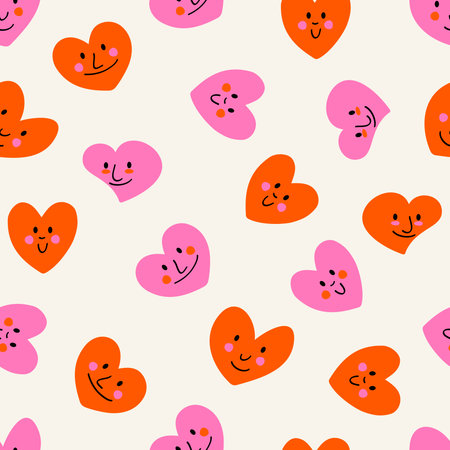 Valentine day, valentine  pattern with hearts design for fabric, cotton, wallpaper, satin, carpet....