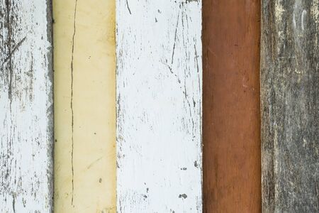 old, color grunge wooden wall for backgroundの写真素材