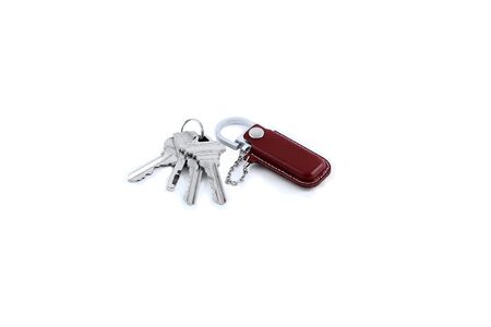 the keys isolated white background
