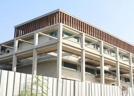 Image of building under constructionの写真素材