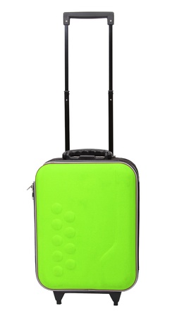image of traveler bag on white backgroundの写真素材