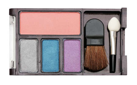 closeup image of eyeshadow set for beautiful womanの写真素材