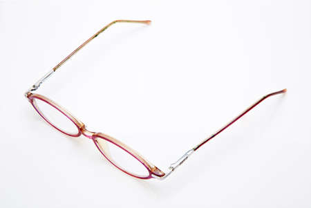 Eye glasses isolated on white backgroundの写真素材