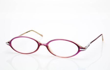 Eye glasses isolated on white backgroundの写真素材