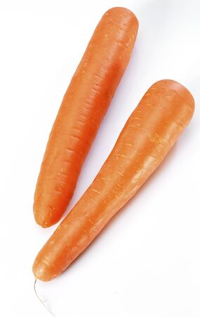 carrot on white backgroundの写真素材