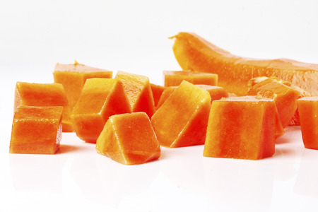 ripe papayaの写真素材