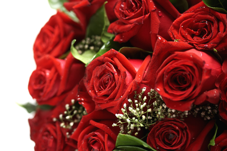 Bouquet of red rosesの写真素材