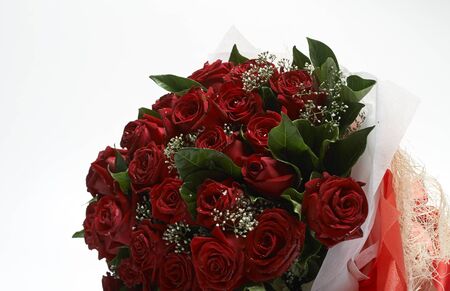 Bouquet of red rosesの写真素材