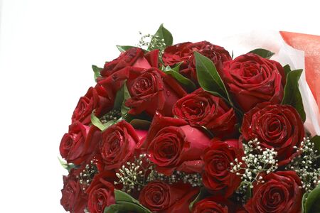 Bouquet of red rosesの写真素材