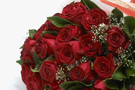 Bouquet of red rosesの写真素材