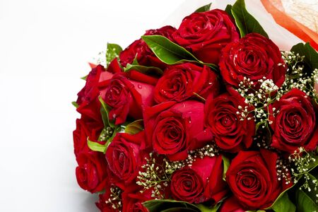 Bouquet of red rosesの写真素材