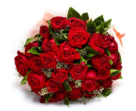 Bouquet of red rosesの写真素材