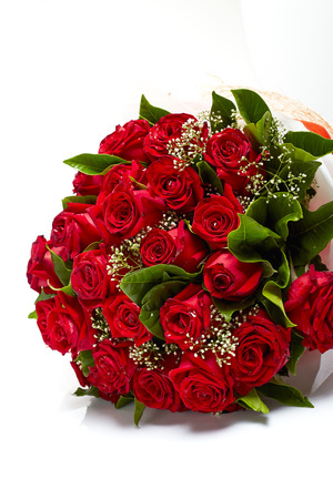 Bouquet of red rosesの写真素材