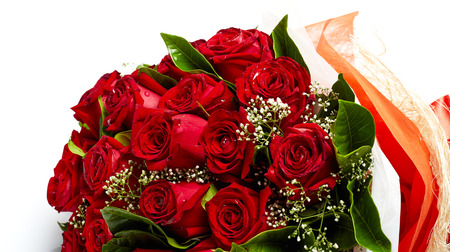 Bouquet of red rosesの写真素材