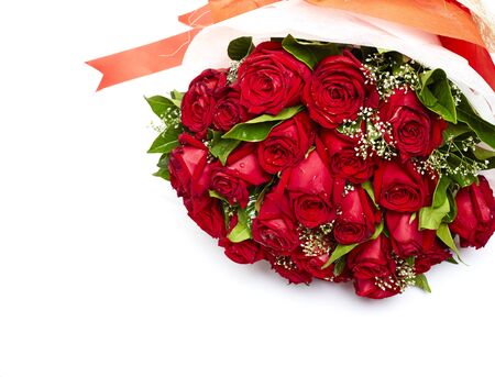 Bouquet of red rosesの写真素材