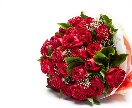 Bouquet of red rosesの写真素材