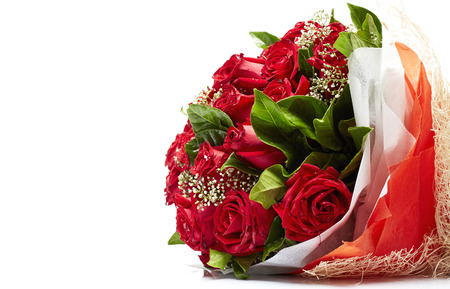 Bouquet of red rosesの写真素材