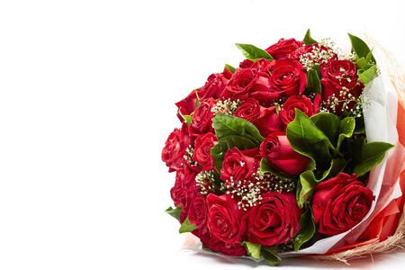 Bouquet of red rosesの写真素材