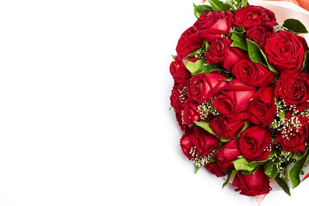 Bouquet of red rosesの写真素材