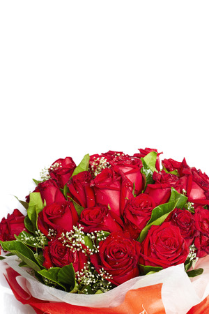 Bouquet of red rosesの写真素材