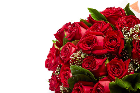 Bouquet of red rosesの写真素材