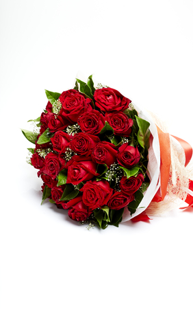 Bouquet of red rosesの写真素材
