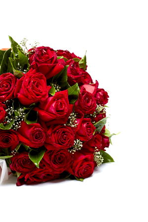 Bouquet of red rosesの写真素材
