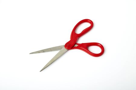 scissors on whiteの写真素材