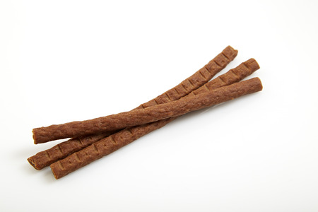 Dog Treats (Dog Food, Dog Chews, Snack), isolated on whiteの写真素材