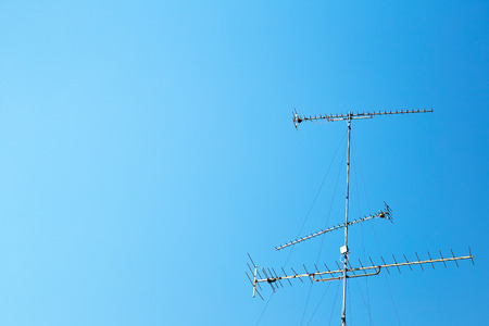 Television antennaの写真素材