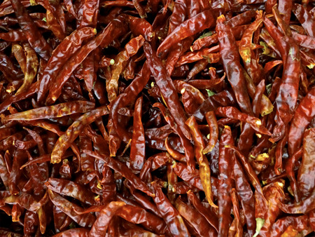 red chili pepper for Thai food.の写真素材