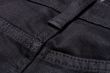 Texture of black jeans backgroundの写真素材