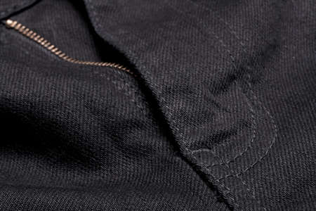Texture of black jeans background
