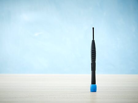 screwdriver on wood , ergonomically designed, efficientの写真素材