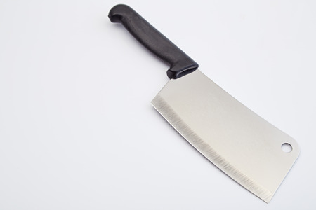 stainless steel Knife for chopping isolated on white background