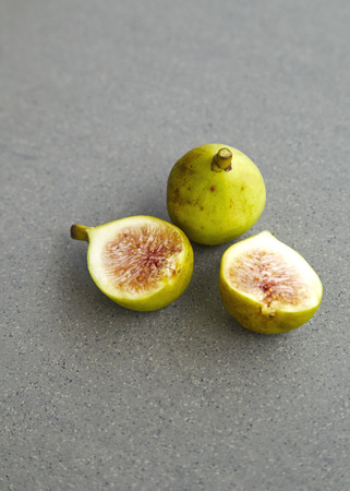 Figs on top of marble tableの写真素材