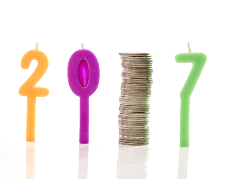 New Year 2017 concept financeの写真素材