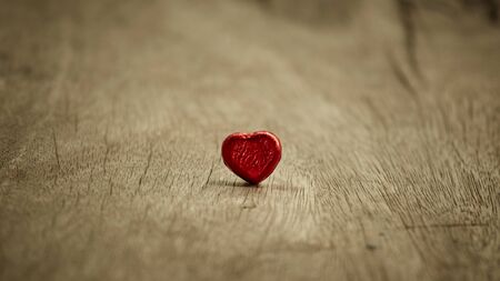 Heart of chocolate sweetness of the young Valentine dayの写真素材