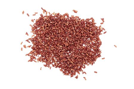 riceberry isolated on white background food thailandの写真素材