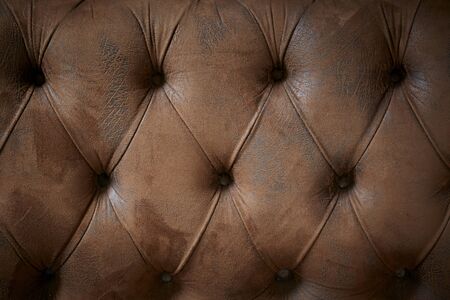 Old brown leather Texture Office Building Sofa backrest