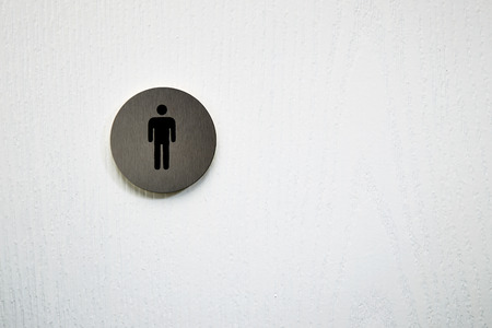 toilet(restroom) men symbol at department storeの写真素材