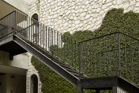 Beautiful Home Exterior, The concept of living with natureのeditorial素材