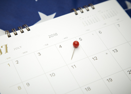 The national day of america, Independence Day (United States), Flag of the Americasの写真素材