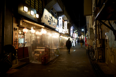 Ueno, Ameyoko Market TOKYO JAPAN - Jan 17 , 2019 : Pedestrians people crosswalk around ameyoko ueno district area in Tokyo, Japanのeditorial素材