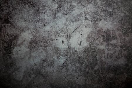 Dark Monohrome concrete textured wall background.black cement wall texture for interior design. dark...
