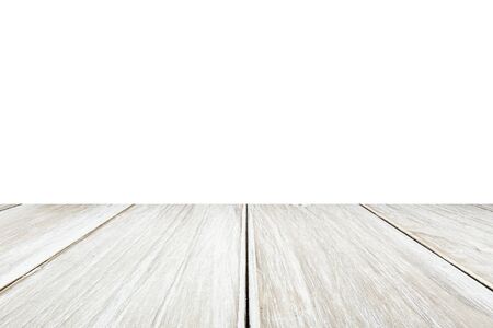 Above the old white oak wood floor with blank space for mimicking the light of the sun. Decoration ideas for the holidays.の写真素材