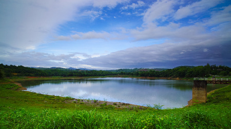 Hua fai : Beautiful lake in the hill in Maesot, Tak, Thailand.の写真素材